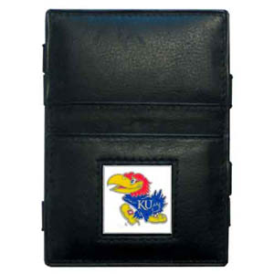 Kansas Jayhawks Leather Jacob's Ladder Wallet