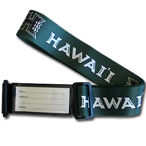 College Luggage Strap - Hawaii Rainbow Warriors