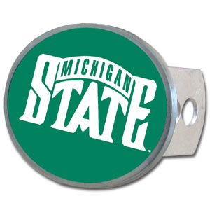 Michigan St. Spartans Oval Hitch Cover