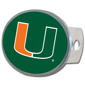 Miami Hurricanes Oval Hitch Cover