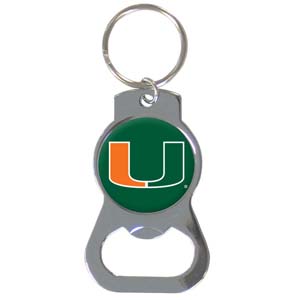 Miami Hurricanes Bottle Opener Key Chain