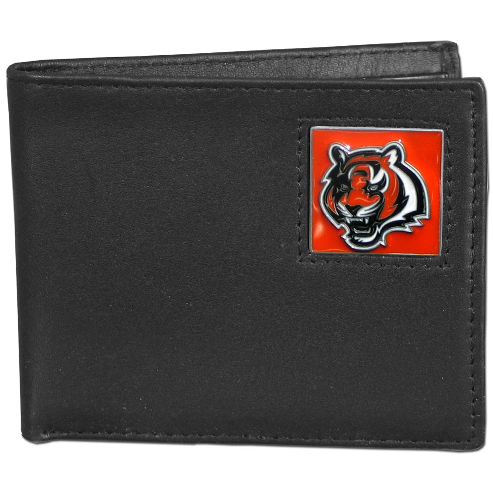 NFL Bifold Wallet in a Window Box - Cincinnati Bengals
