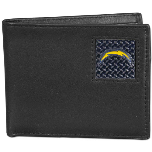 San Diego Chargers Gridiron Leather Bi-fold Wallet