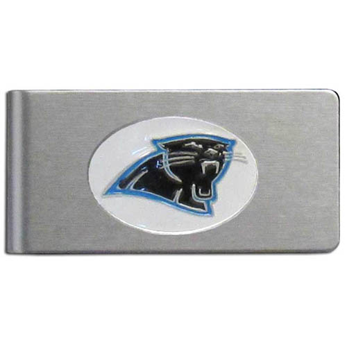 Carolina Panthers Brushed Money Clip