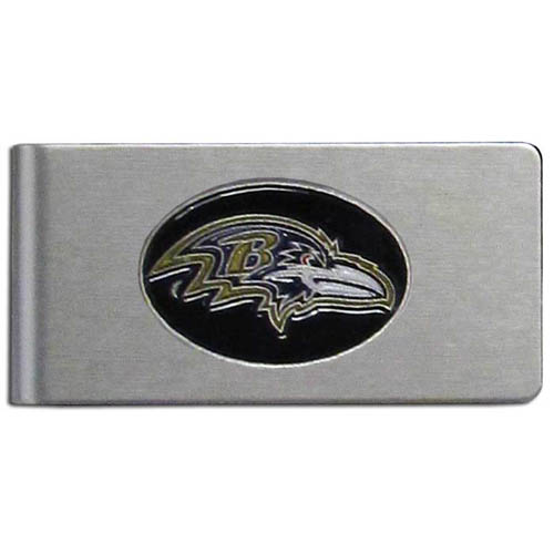 Baltimore Ravens Brushed Money Clip