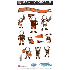 Cleveland Browns Family Decal Med.