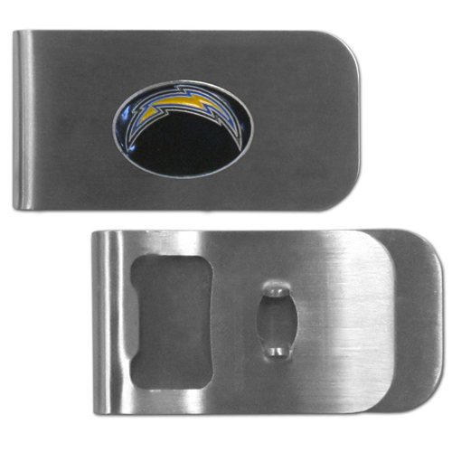 San Diego Chargers Bottle Opener Money Clip