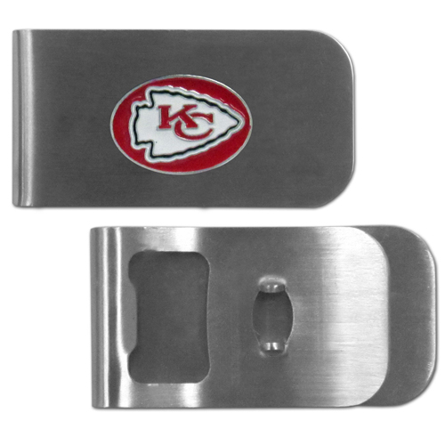 Kansas City Chiefs Bottle Opener Money Clip