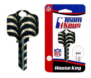 Kwikset NFL Key - San Diego Chargers