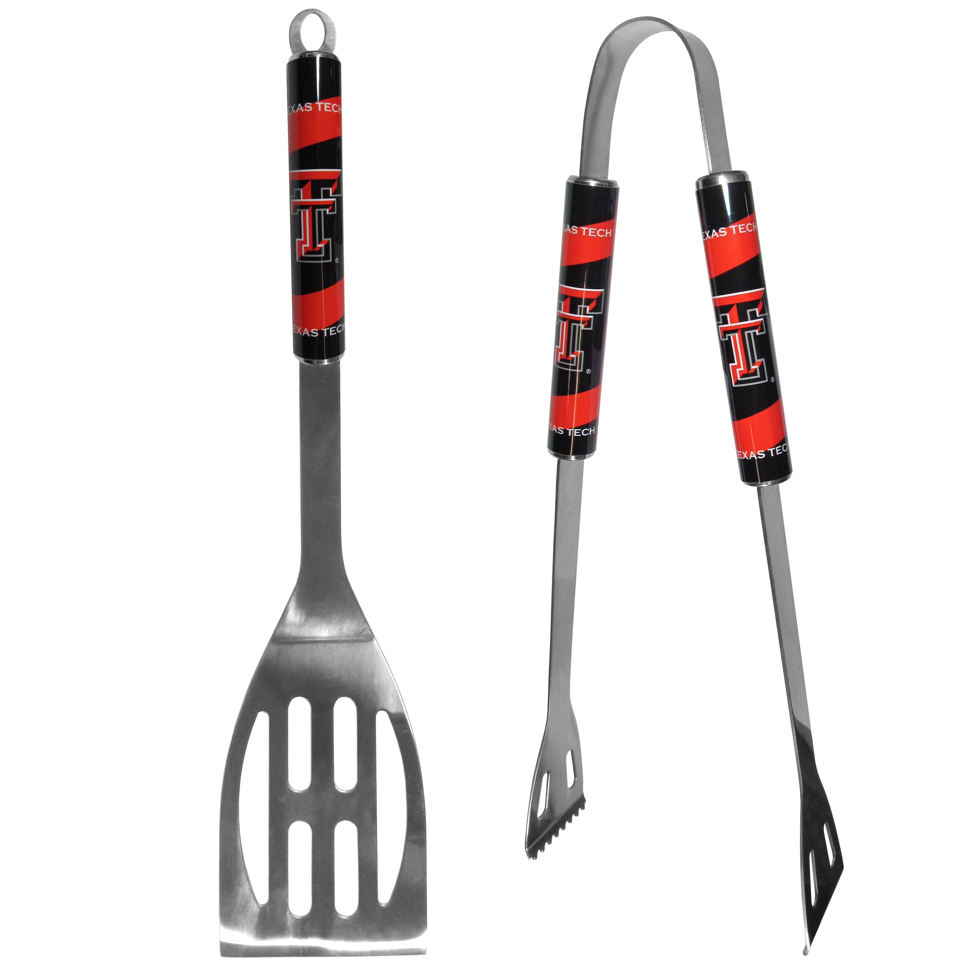 Texas Tech Raiders 2 pc Steel BBQ Tool Set    