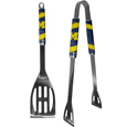Michigan Wolverines 2 pc Steel BBQ Tool Set