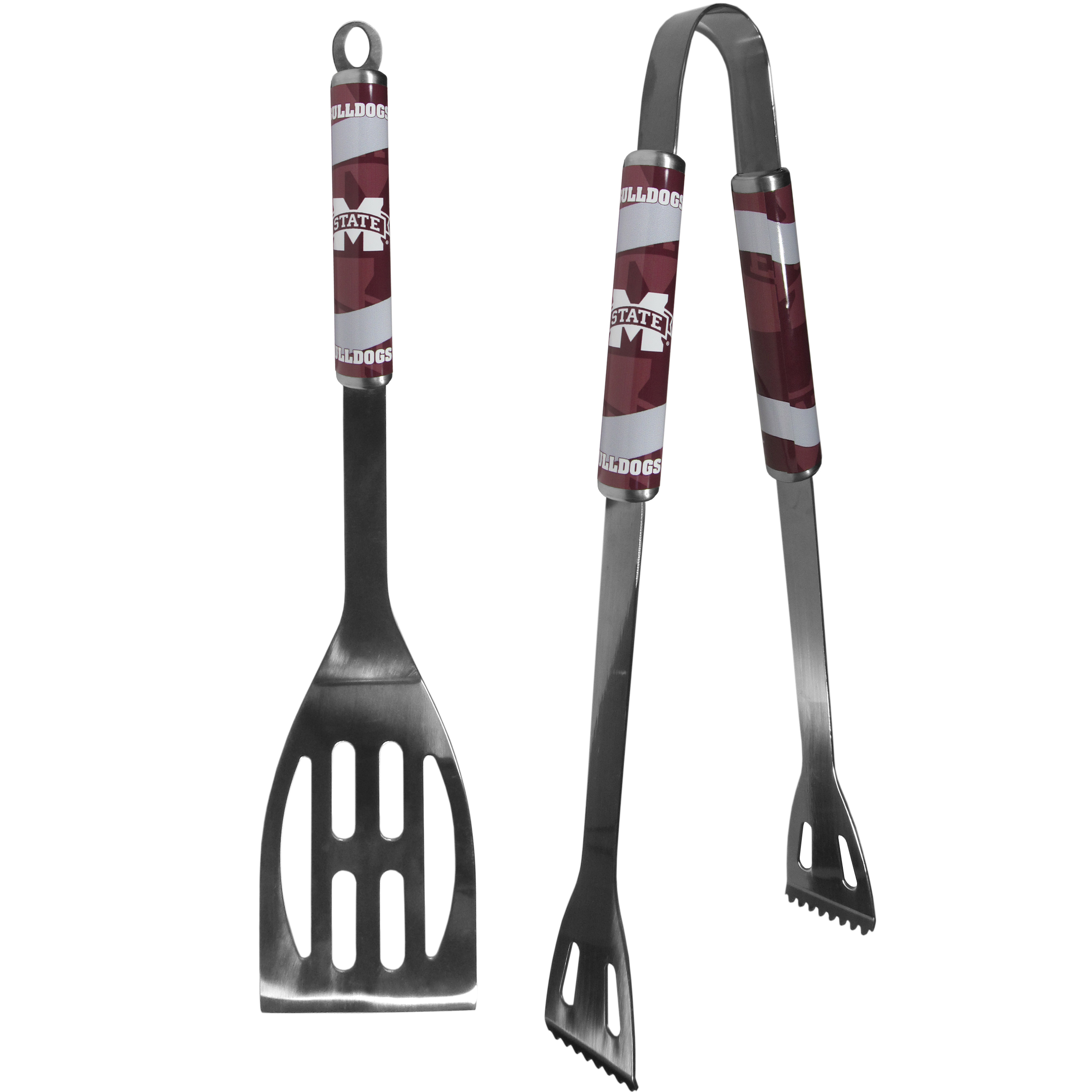 Mississippi St. Bulldogs 2 pc Steel BBQ Tool Set    