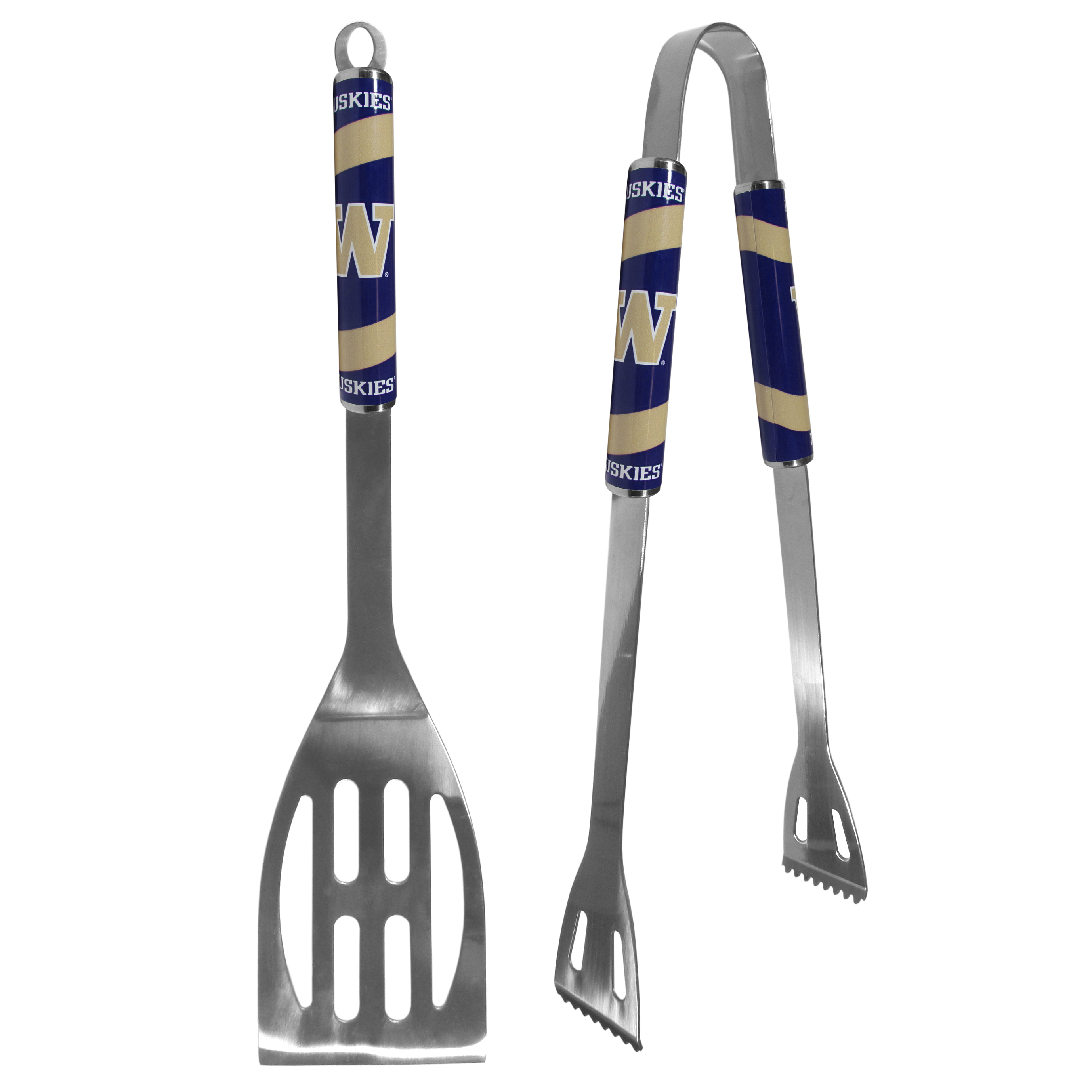 Washington Huskies 2 pc Steel BBQ Tool Set    