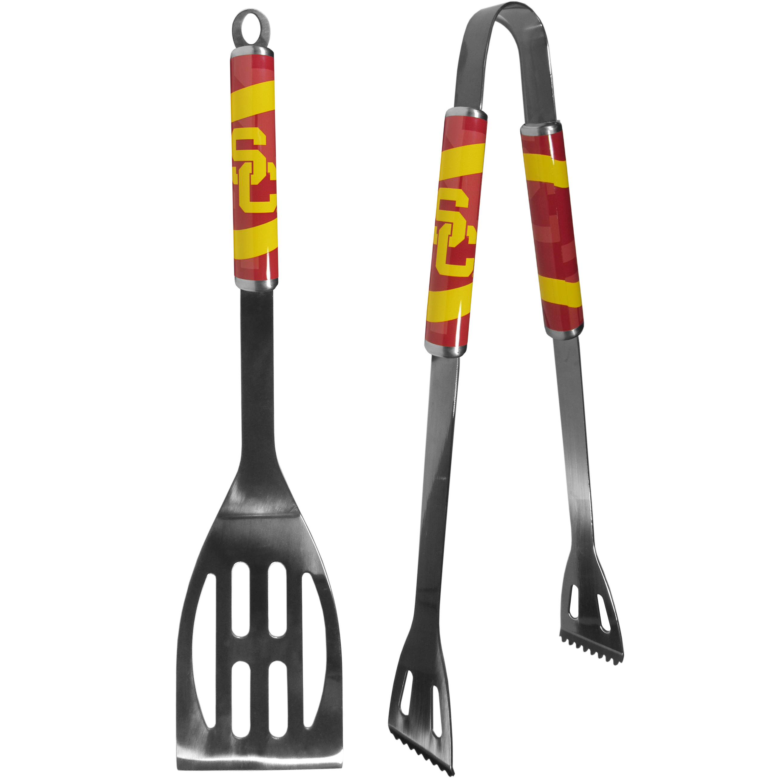 USC Trojans 2 pc Steel BBQ Tool Set    