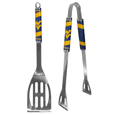 W. Virginia Mountaineers 2 pc Steel BBQ Tool Set