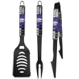 Kansas St. Wildcats 3 pc Black Tailgater BBQ Set