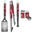 Alabama Crimson Tide 3 pc Tailgater BBQ Set and Salt and Pepper Shaker Set