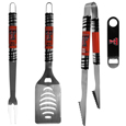 Texas Tech Raiders 3 pc BBQ Set and Bottle Opener