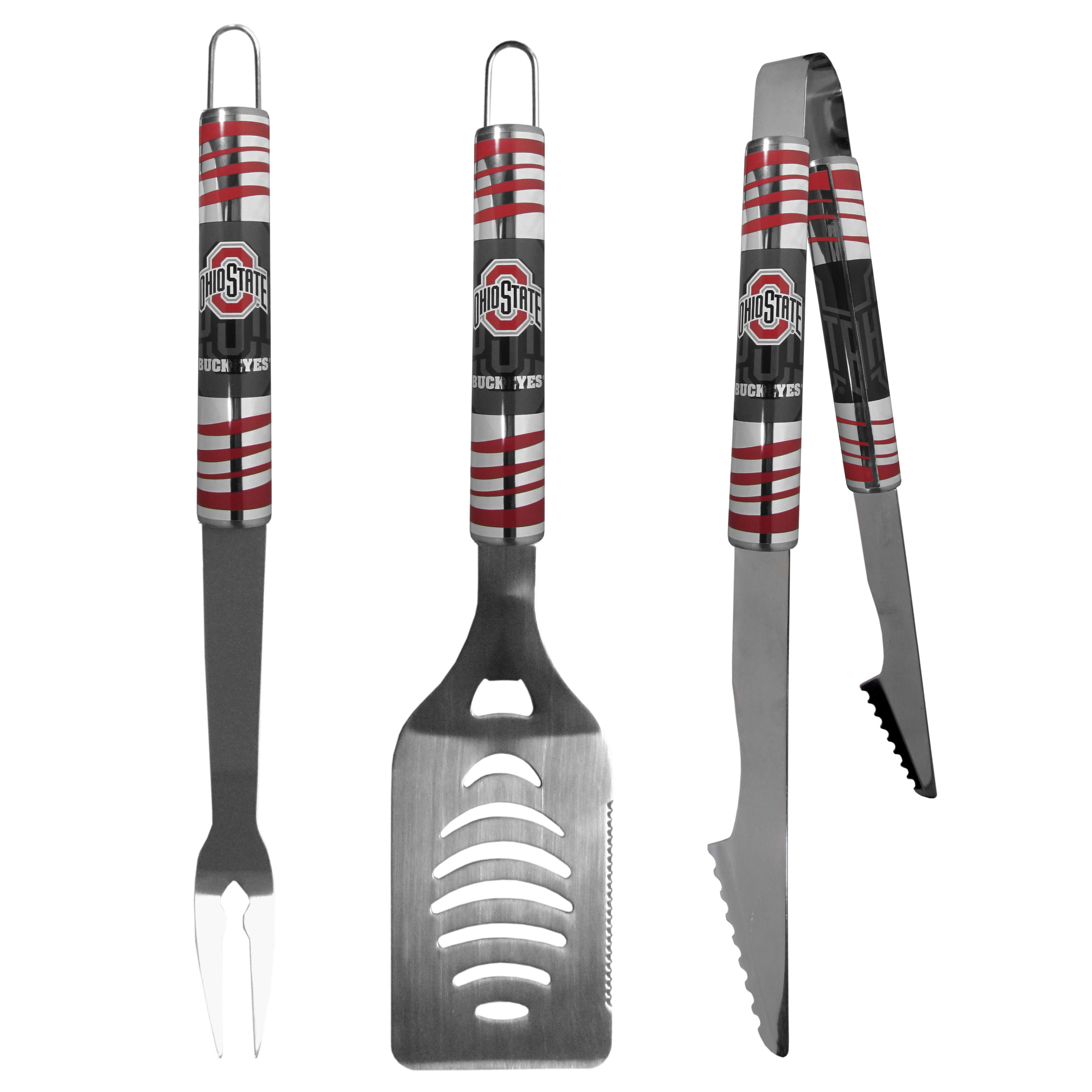 Ohio St. Buckeyes 3 pc Tailgater BBQ Set    