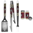 Florida St. Seminoles 3 pc Tailgater BBQ Set and Salt and Pepper Shaker Set