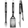 Clemson Tigers 3 pc Steel BBQ Set in Black
