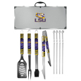 LSU Tigers 8 pc Tailgater BBQ Set