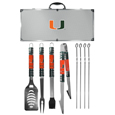 Miami Hurricanes 8 pc Tailgater BBQ Set