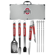 Ohio St. Buckeyes 8 pc Logo BBQ Set