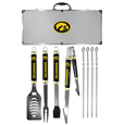 Iowa Hawkeyes 8 pc Logo BBQ Set
