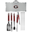 Georgia Bulldogs 8 pc Logo BBQ Set