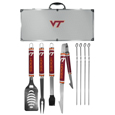 Virginia Tech Hokies 8 pc Logo BBQ Set