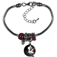 Florida St. Seminoles Euro Bead Bracelet