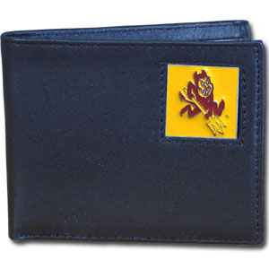 Arizona St. Sun Devils Leather Bi-fold Wallet    