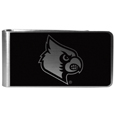 Louisville Cardinals Black and Steel Money Clip
