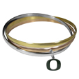 Oregon Ducks Tri-color Bangle Bracelet