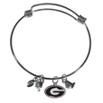 Georgia Bulldogs Charm Bangle Bracelet