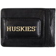 Washington Huskies Logo Leather Cash and Cardholder
