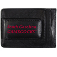 S. Carolina Gamecocks Logo Leather Cash and Cardholder