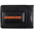 Boise St. Broncos Logo Leather Cash and Cardholder