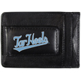 N. Carolina Tar Heels Logo Leather Cash and Cardholder