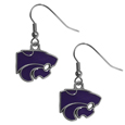 Kansas St. Wildcats Dangle Earrings