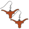 Texas Longhorns Chrome Dangle Earrings