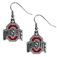 Ohio St. Buckeyes Chrome Dangle Earrings