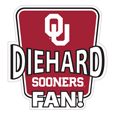 Oklahoma Sooners Die-Hard Fan Auto Decal