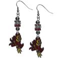 Arizona St. Sun Devils Euro Bead Earrings
