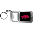 Arkansas Razorbacks Flashlight Key Chain with Bottle Opener