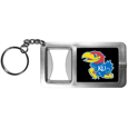 Kansas Jayhawks Flashlight Key Chain with Bottle Opener