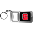 N. Carolina St. Wolfpack Flashlight Key Chain with Bottle Opener