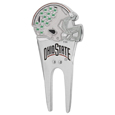 Ohio St. Buckeyes Divot Tool and Ball Marker