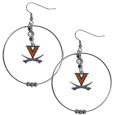 Virginia Cavaliers 2 Inch Hoop Earrings